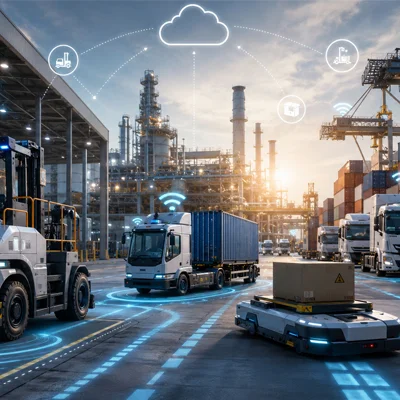 Trucks and Heavy Vehicles in Industrial Automation: Technologies, Applications and Smart Fleet Solutions