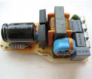 power supply circuit board with a large capacitor