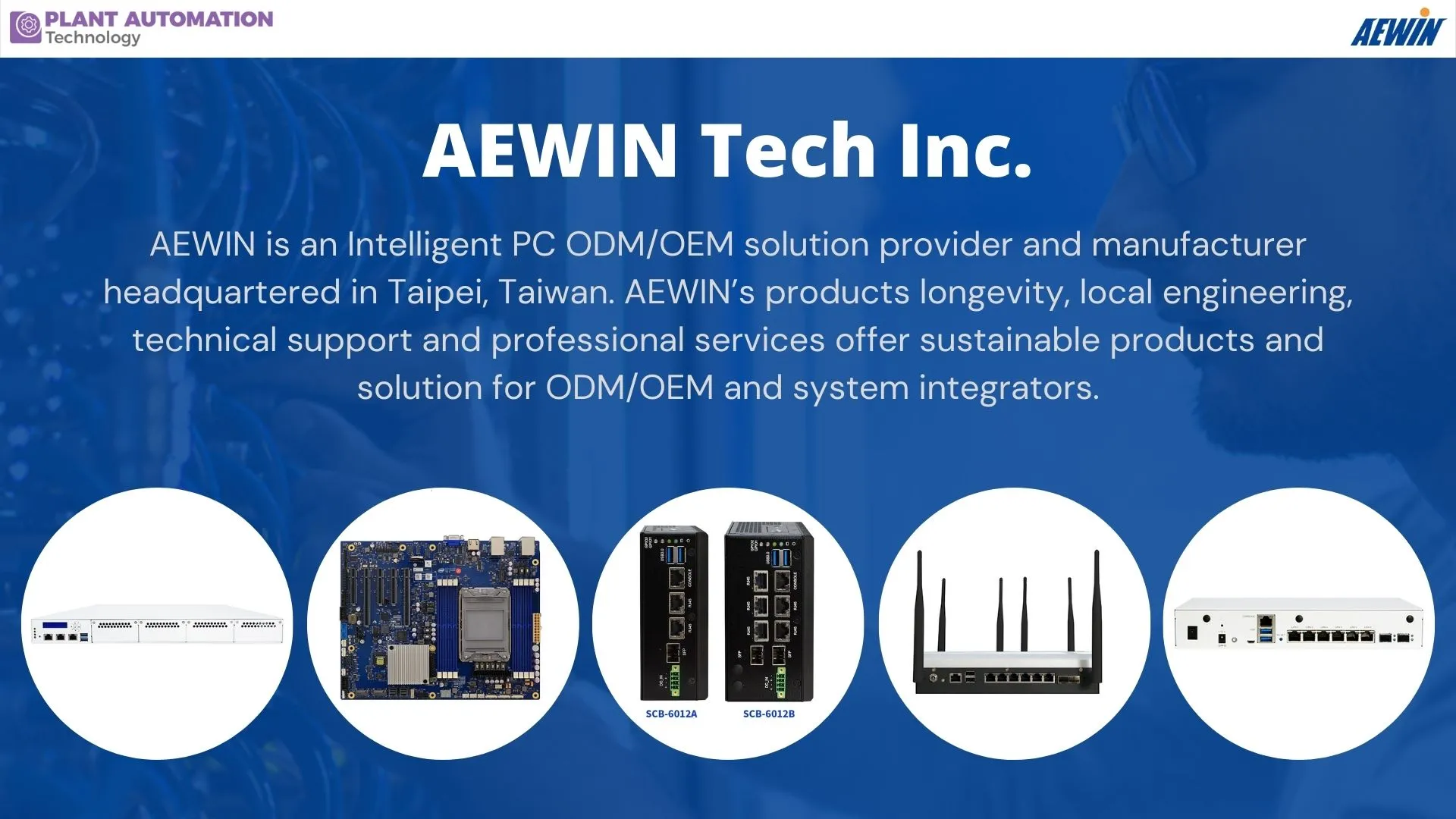 AEWIN Tech Inc - Industrial Embedded Technology, Network Solutions ...