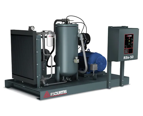 FS CURTIS RSB40 RS SERIES ROTARY SCREW AIR COMPRESSOR BASE MOUNTED