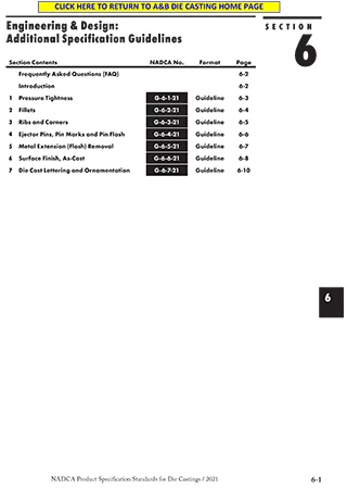 Section-06 Additional Specification Guidelines