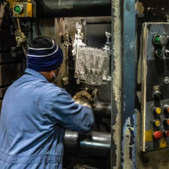 Zinc die casting