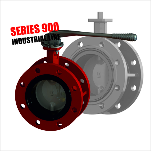 Double flanged butterfly valves Series 900F