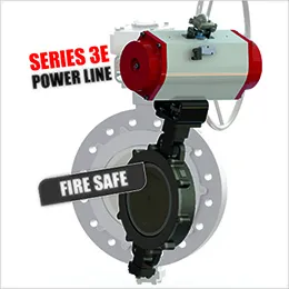 Triple offset butterfly valves Series 3E
