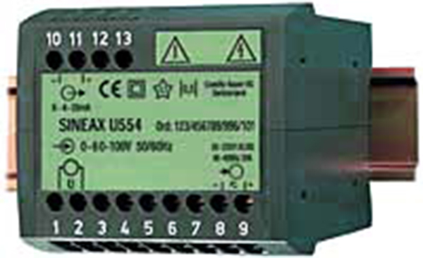 Sineax U 554 True RMS AC Voltage Transducer