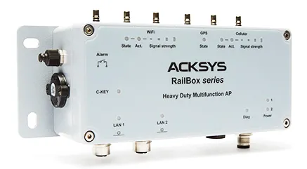 Cellular router for railway environments