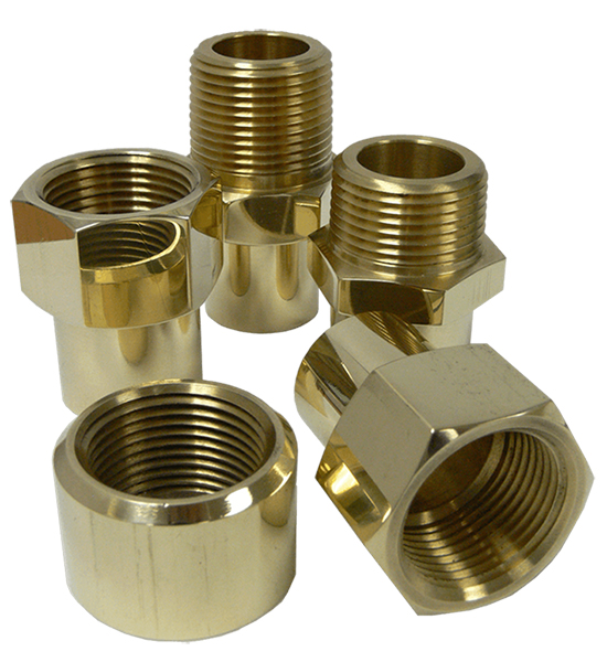 BRASS TUBE TO PIPE ADAPTERS