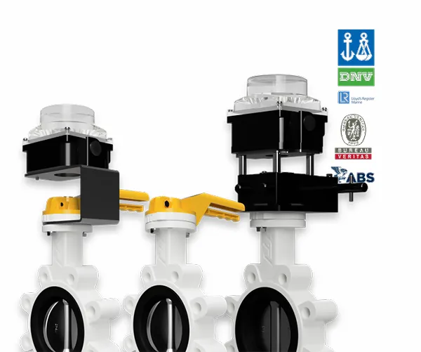 50L3040 Lever-Gear Operated Lugged Butterfly Valves WCB