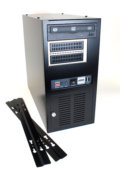 12-Slot Panel Mount-Mini-Tower Industrial Computer