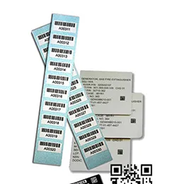 Barcode and QR Code Labels