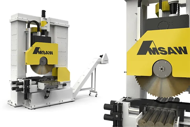 V-SERIES BILLET SAW - CARBIDE VERTICAL SAW