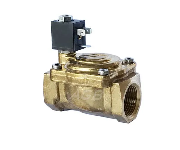 2-Way, Pilot Diaphragm Solenoid Valve, Normally Open