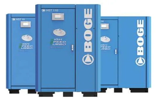BOGE Oil Free Water Cooled Turbo Compressors – HST
