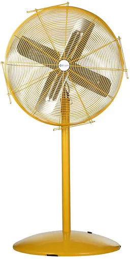 Heavy-Duty Safety Yellow Fan
