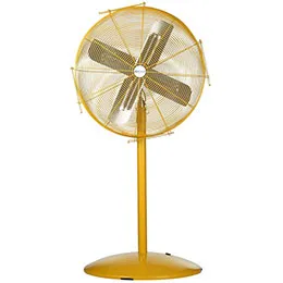 Heavy-Duty Safety Yellow Fan