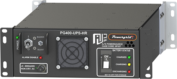 Military Half Rack UPS - 400 Watt Rugged Uninterruptible Power Supply