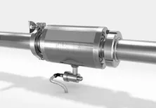 EHEDG certified pinch valves with EPDM sleeve for CIP / SIP Cleaning