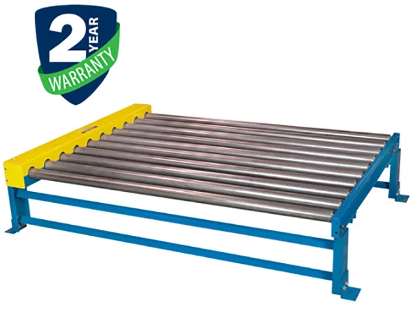Chain Driven Live Roller conveyor with 1.9” diameter rollers