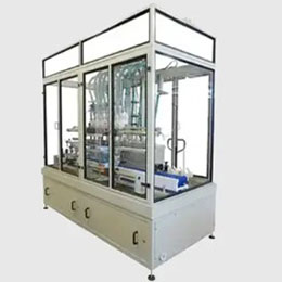 Filling machines in plastic execution