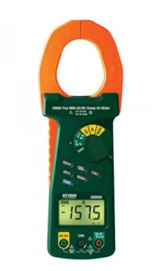 Extech 380926 2000A True RMS AC DC Clamp Meter