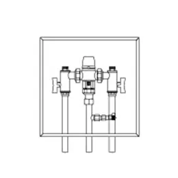 Plumbing Thermostatic Mixing Valve - Stainless Steel Box to suit TMV