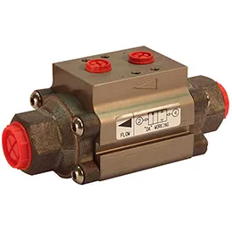Coaxial pneumatic valves