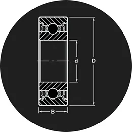 Radial sheilded Ball Bearings