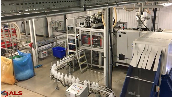 Fully Automated Milk Container Handling