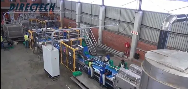 Crate Washing Closing and  Stacking