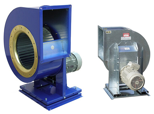 Low-pressure radial fans with belt driven RFC-PR