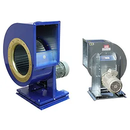 low-pressure radial fans with belt driven rfc-pr