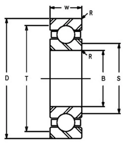 Deep groove ball bearings