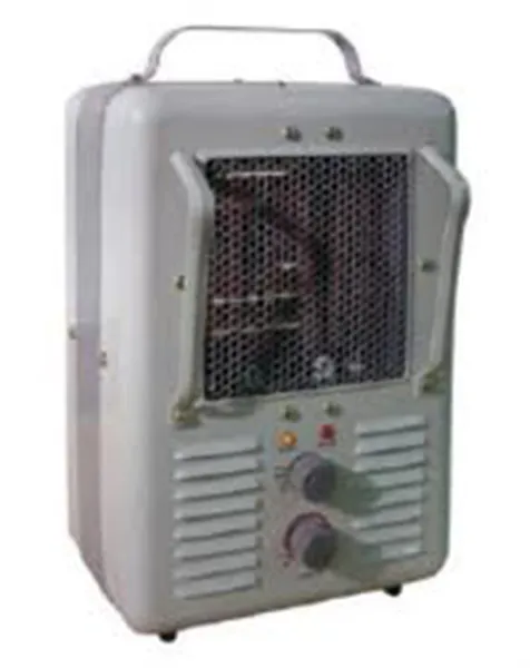 120 Volt Milk-house Style Fan Forced Portable Heater 686334800419