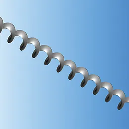 Shaftless screw conveyors