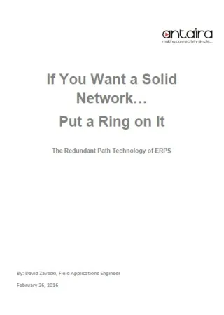 The Redundant Path Technology of ERPS