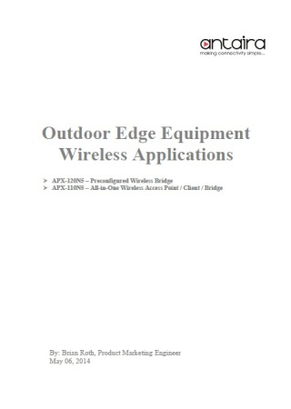 Outdoor Edge Equipment Wireless Applications