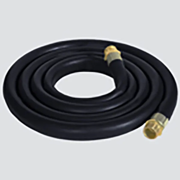 1 x 12' Black EPDM Chemical Transfer Pump Hose