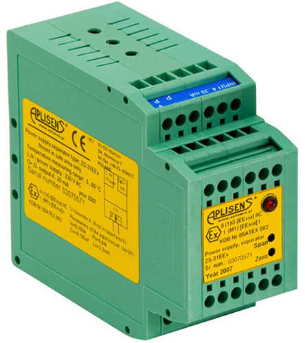 INTRINSICALLY SAFE POWER SUPPLY AND ISOLATOR  ZS-31Ex1