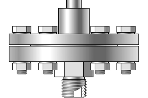 THREADED SEALS WITH LARGE DIAPHRAGM AND SEPARABLE MOUNTING PARTS - S-Comp