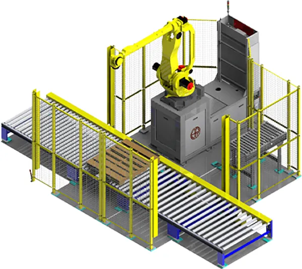 1 In 1 Out Pass-through Conveyor