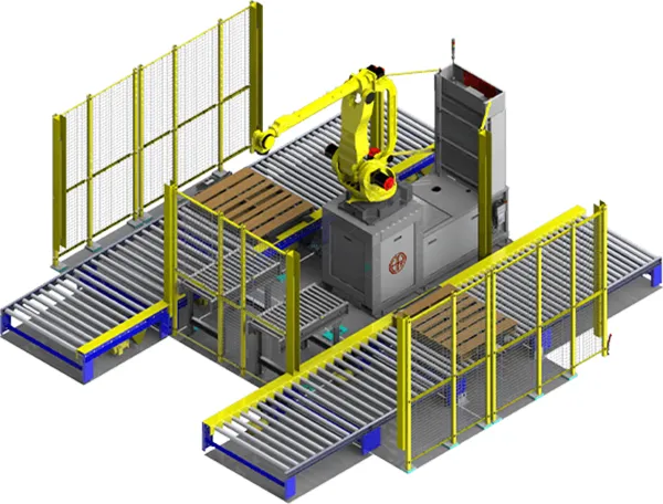 2 In 2 Out Pass-through Conveyor