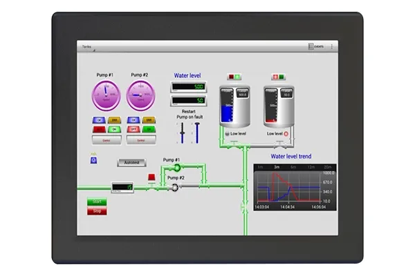 15 inch Panel Mount Fanless Panel PC with i7 CP