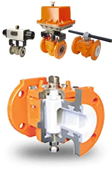 PFA Lined Plug Valves 061 Series