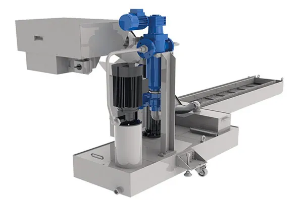 Hinged steel belt chip conveyors