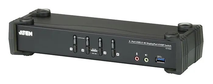 4 Port DisplayPort KVM Switches