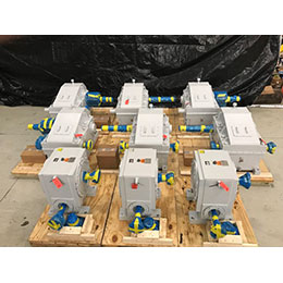 Custom gearboxes for Army Corps of Engineers Dam