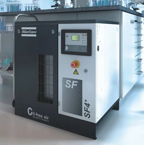 SF and SF-oil-free scroll compressor