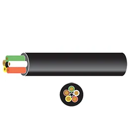 pvc 5 core auto cables