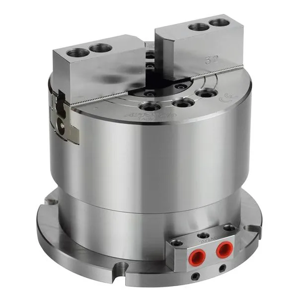 Stationary chuck with through-hole VH