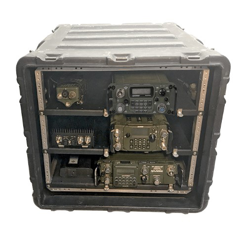 Integrated 4 Transceivers Amplified Communication Case